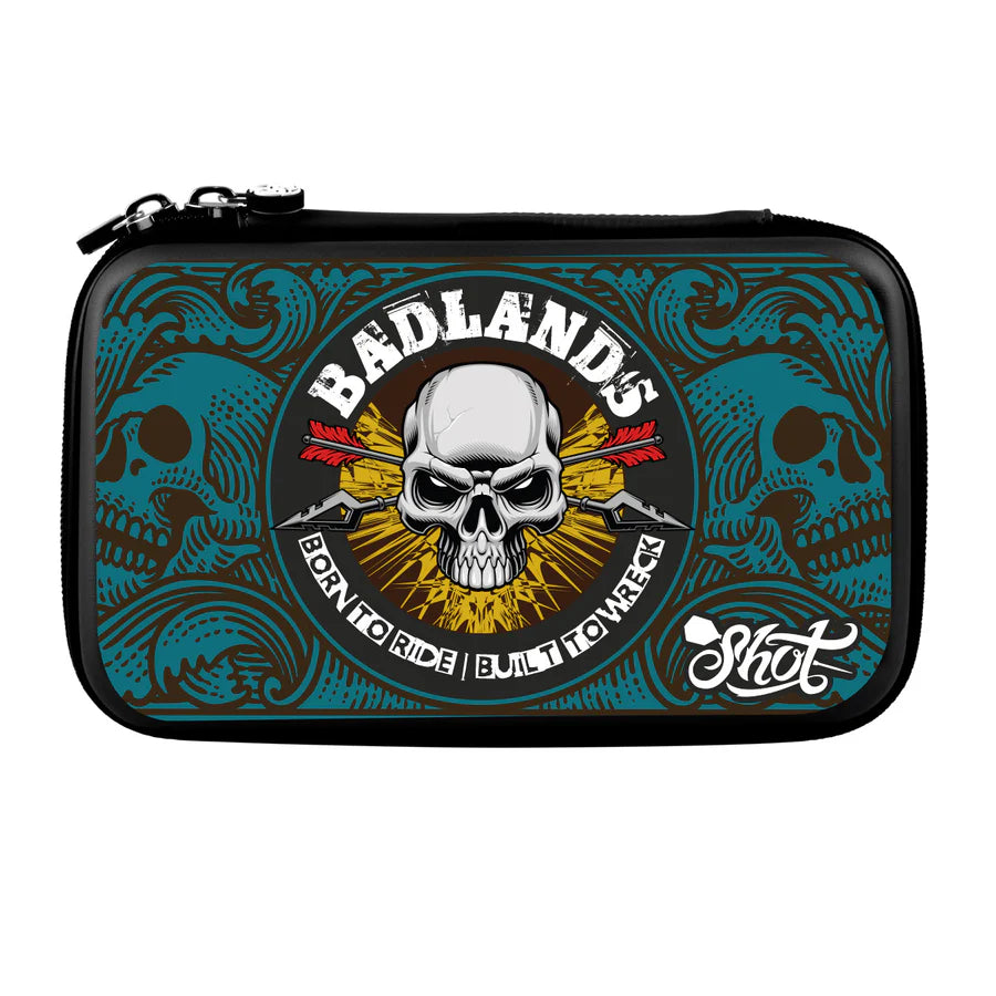SHOT - BADLANDS - BLUE - TACTICAL - DARTS CASE - 2 SETS OF DARTS