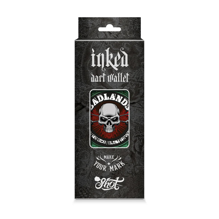 SHOT - INKED - GREEN - BADLANDS - DARTS CASE - GREEN