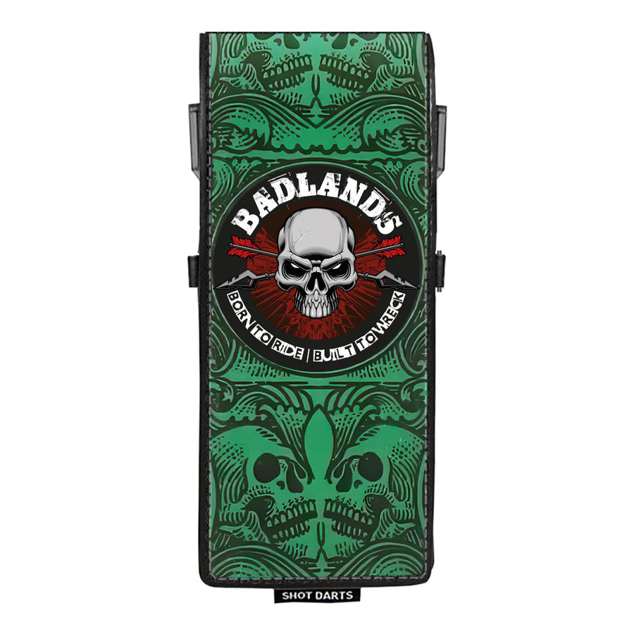 SHOT - INKED - GREEN - BADLANDS - DARTS CASE - GREEN