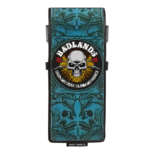 SHOT - INKED - BLUE - BADLANDS - DARTS CASE - BLUE