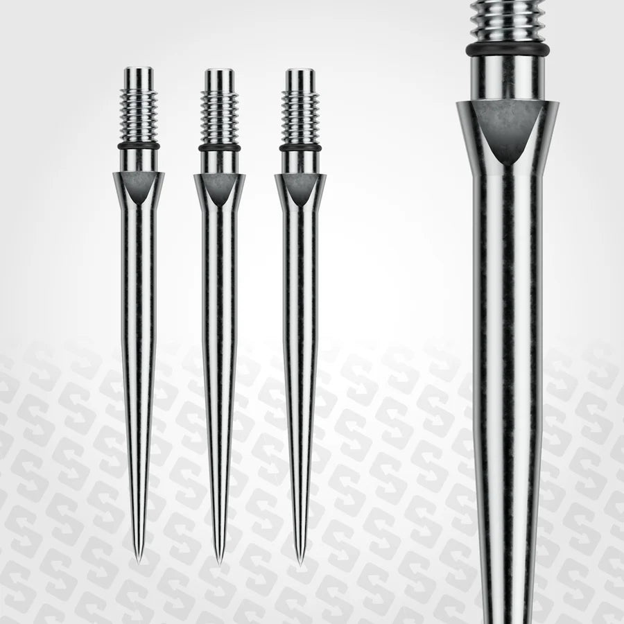 WINMAU - SWITCH POINTS - SMOOTH - BLACK/SILVER - 26mm/30mm/40mm