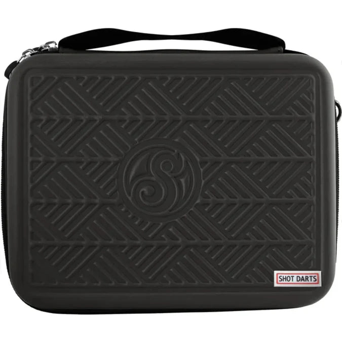 SHOT - BLACK - MEGA TACTICAL DARTS CASE - HOLDS 4 SETS