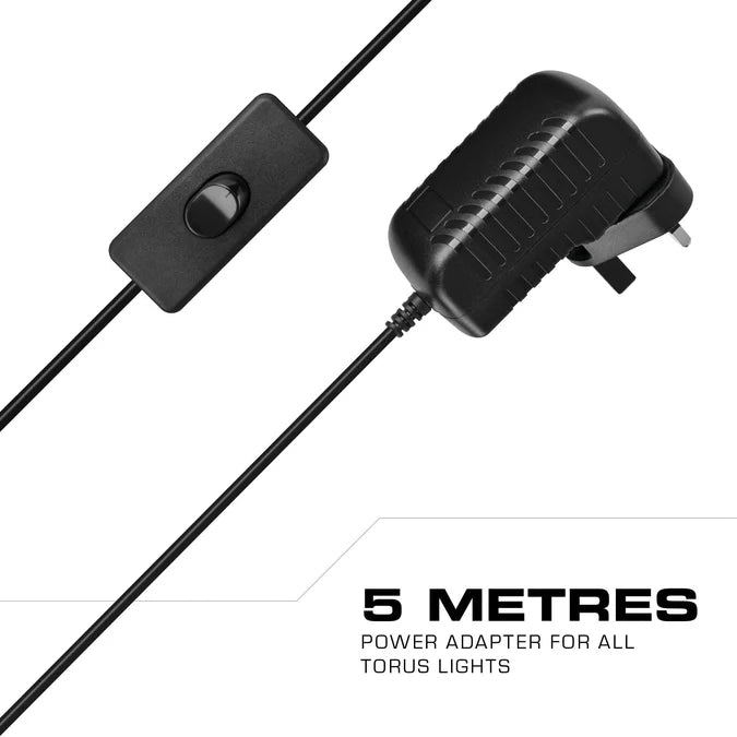 MISSION -  TORUS - REPLACEMENT POWER ADAPTER/3 PIN PLUG - 3m/5m