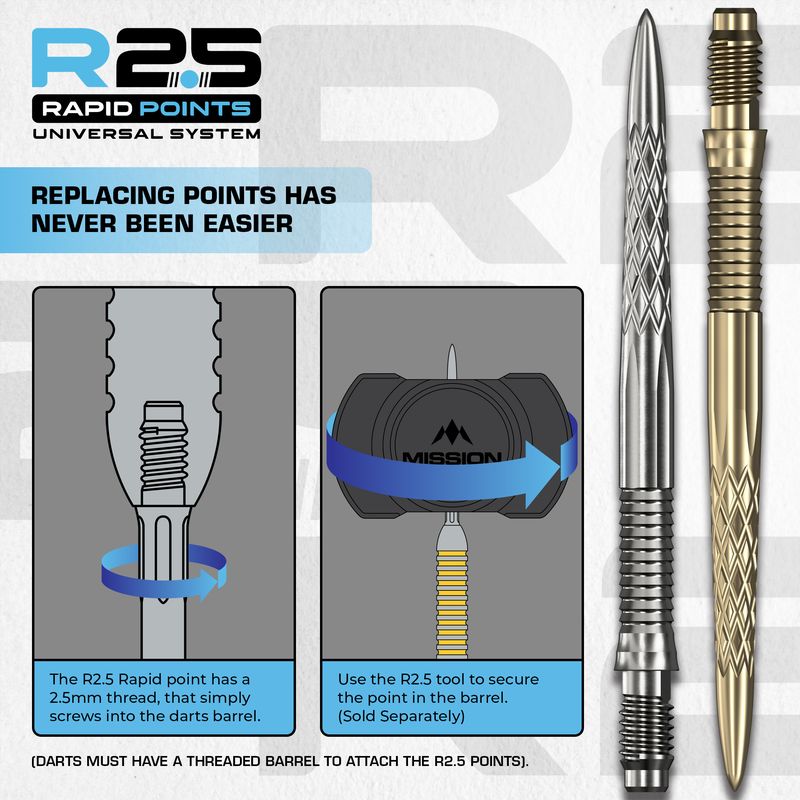 MISSION - R2.5 RAPID POINTS TOOL - UNIVERSAL POINTS TOOL
