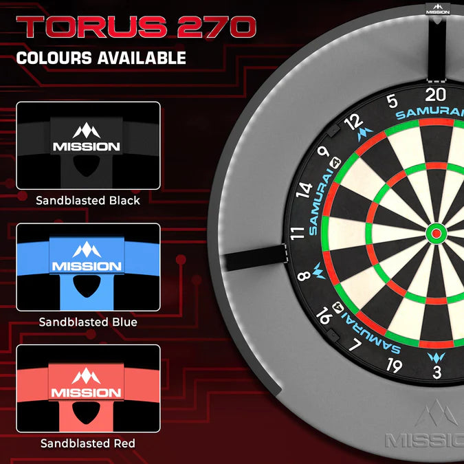 MISSION - TORUS 270 -  USB C - LED DARTBOARD LIGHTING SYSTEM