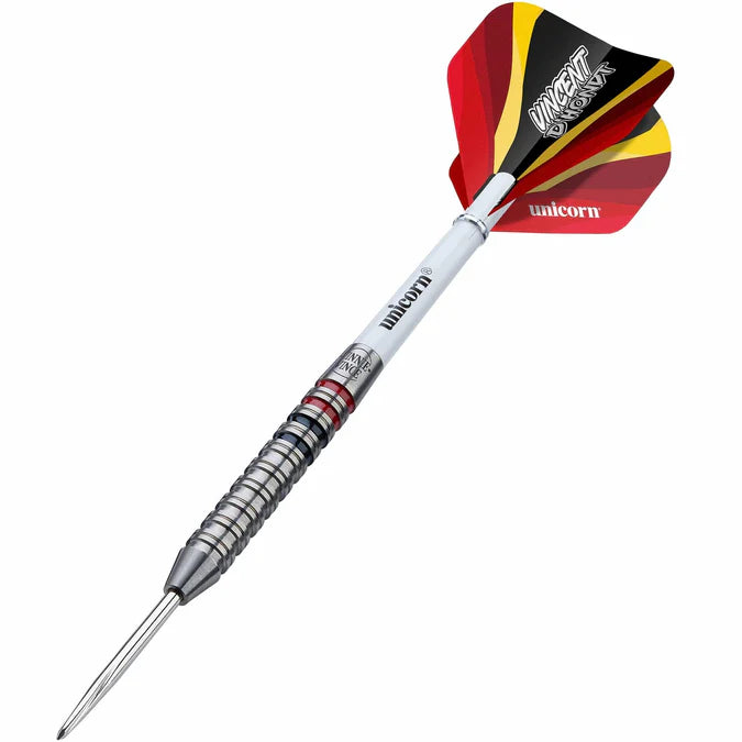 UNICORN - VINCENT D'HONDT - UNICORN GLOBAL - STEEL TIP DARTS - 90% - 24g