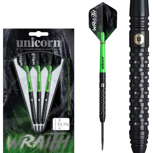 UNICORN - WRAITH - STEEL TIP DARTS - 90% - 21g/23g/25g