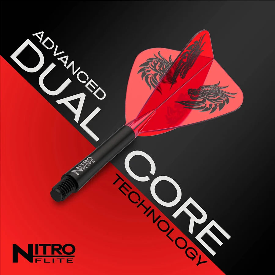 RED DRAGON - JOHNNY CLAYTON - KITE - NITRO FLITE SYSTEM - DARTS FLIGHTS