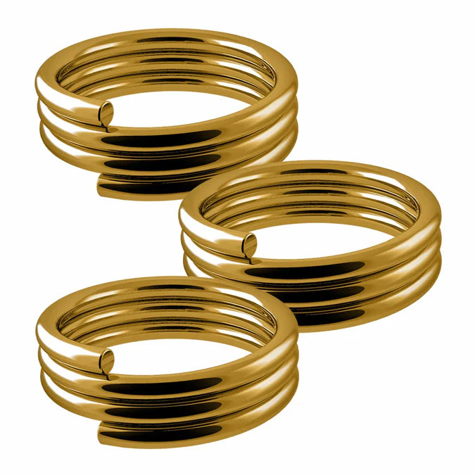 FLIGHTCLUB.IE - SPRINGS/RINGS - FOR USE WITH NYLON/POLY SHAFTS/STEMS - 1 SET (3)