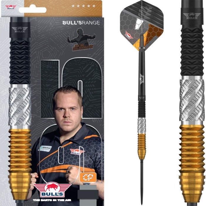 BULL'S (NL) - DIRK VAN DUIJVENBODE - CP STEEL TIP POINT DARTS - 90% - 22g/23g/24g