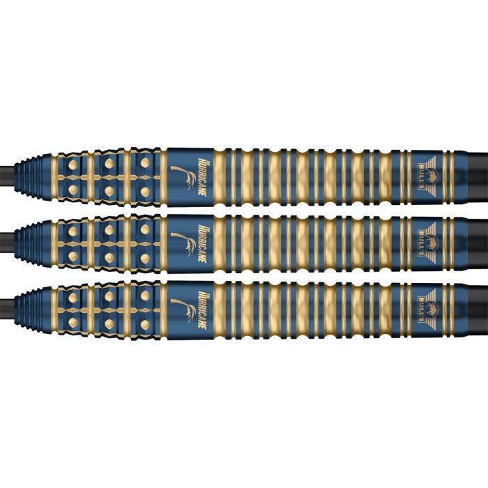 BULL'S (Bulls NL) - KIM HUYBRECHTS - BLUE - STEEL TIP DARTS - 95% - 22g/24g