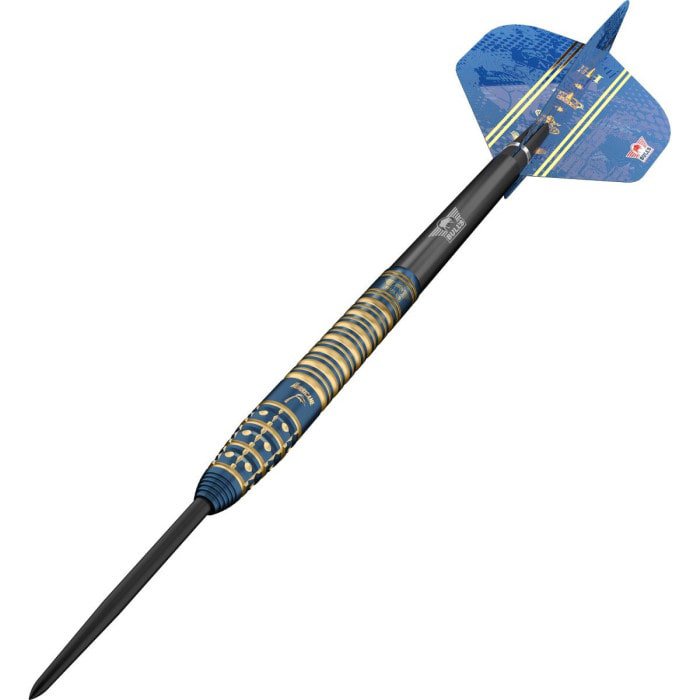 BULL'S (Bulls NL) - KIM HUYBRECHTS - BLUE - STEEL TIP DARTS - 95% - 22g/24g