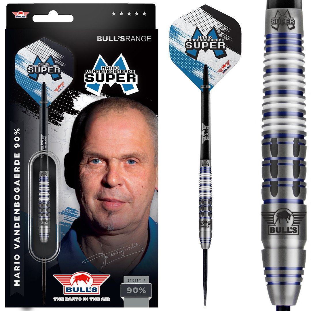 BULL'S (Bulls NL) - MARIO VANDENBOGAERDE - STEEL TIP DARTS - 90% - 22g/24g