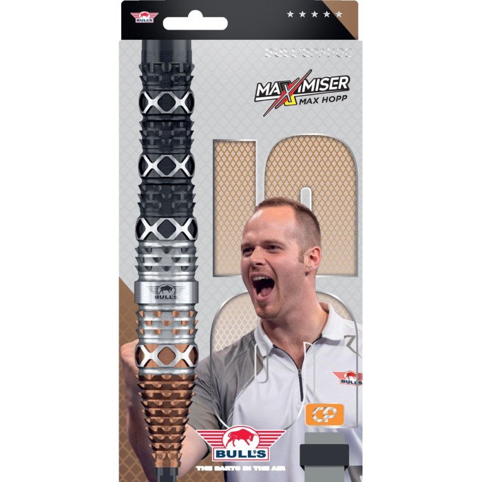 BULL'S (NL) - MAX HOPP - CP STEEL TIP POINT DARTS - 90% - 23g/24g/25g
