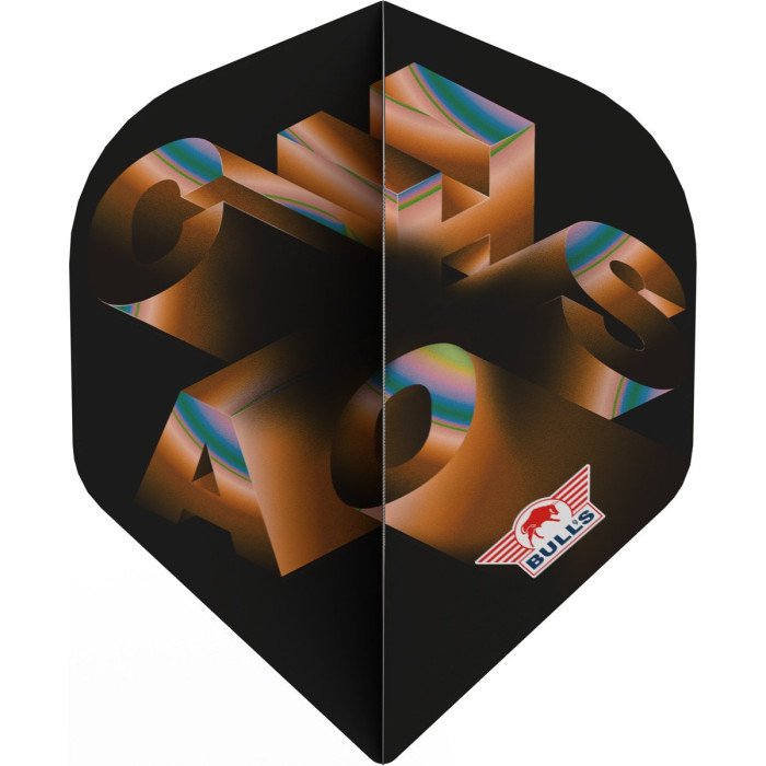 BULL'S (NL) - CHAOS - FLIGHTS - STANDARD (No.2) - ORANGE - 100 MICRON