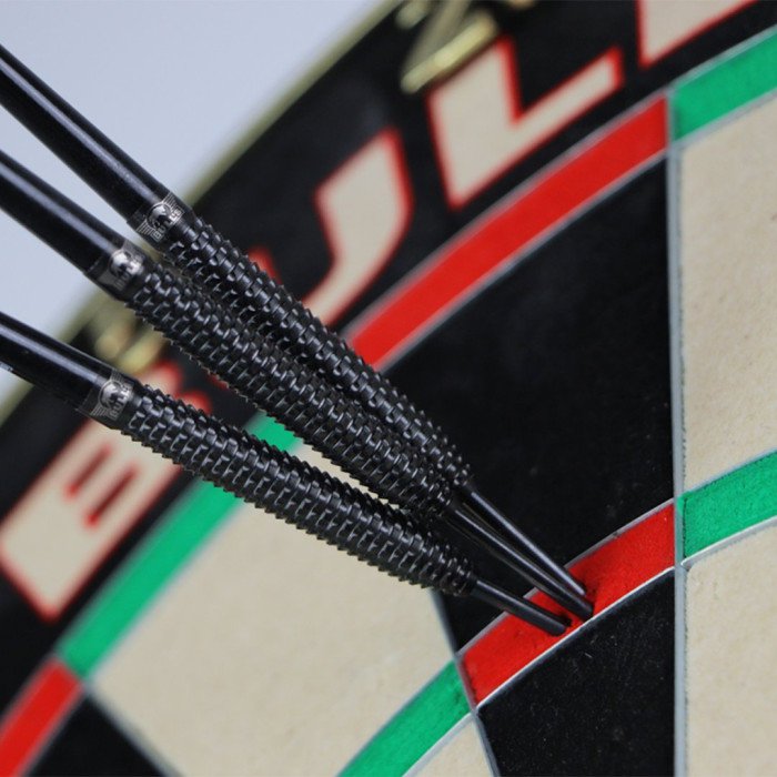 BULL'S (NL) - SHARK PRO - BLACK - STEEL TIP DARTS - 90% - 22g/23g/24g/25g