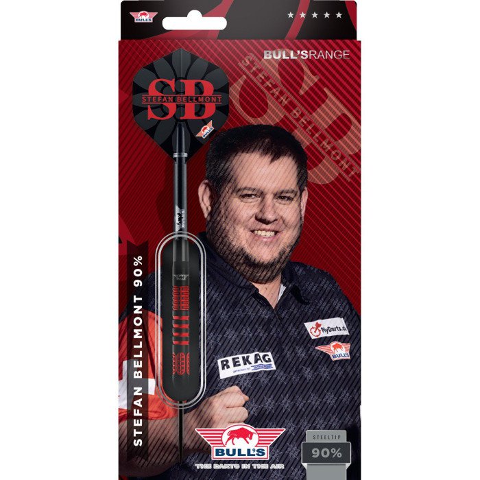 BULL'S (NL) - STEFAN BELLMONT - STEEL TIP DARTS - 90% - 19g/21g/23g
