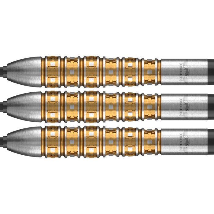 BULL'S (NL) - VINTAGO - BOMB - CP STEEL TIP POINT DARTS - 90% - 20g/22g/24g