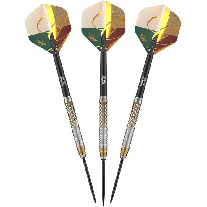 BULL'S (NL) - VINTAGO - SHARK - CP STEEL TIP POINT DARTS - 90% - 22g/23g/24g/27g