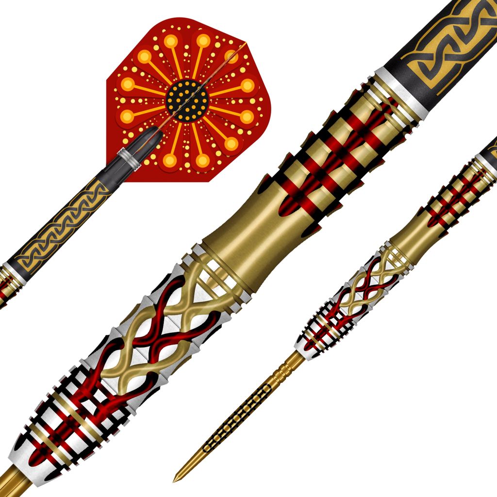 SHOT - GOTHS - ALARIC - TURBO POINT DARTS - 95% - 23g/24g/25g