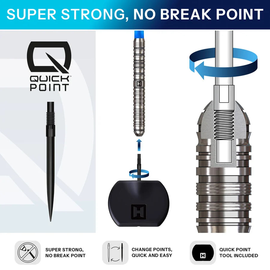 HARROWS - FLUX PRO - QUICK POINT DARTS - PRO TUNGSTEN - 22g/23g/24g
