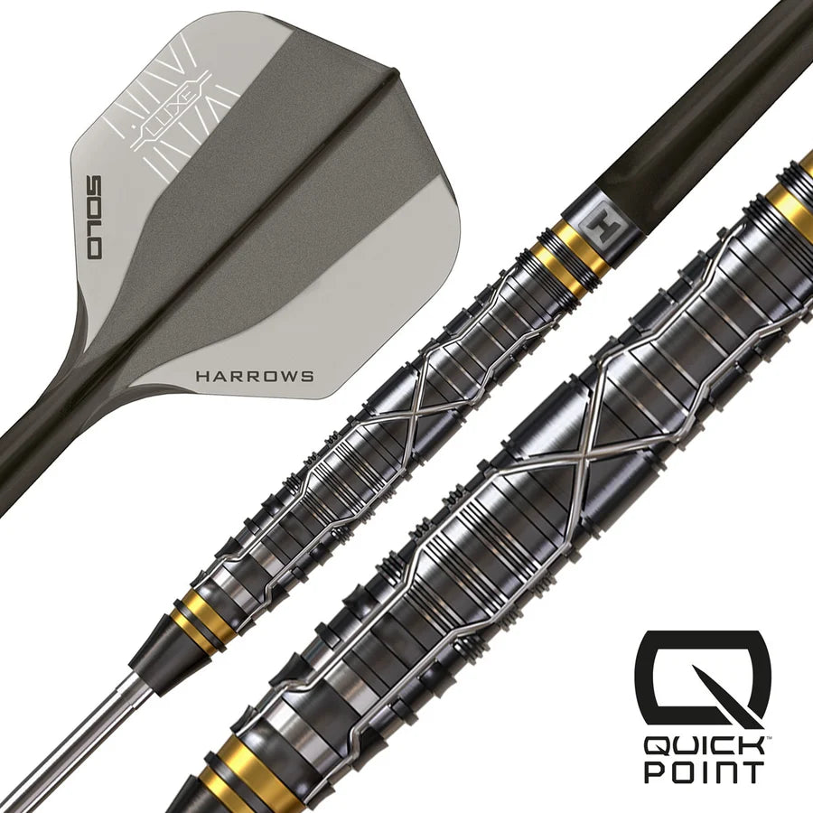 HARROWS - NX LUXE - QUICK POINT DARTS - 90% - 22g/23g/24g