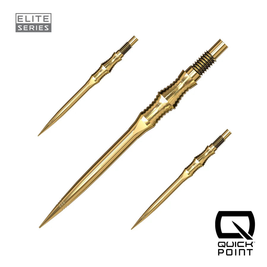 HARROWS - QUICK POINTS - APEX SPIRE - SPARE/REPLACEMENT QUICK POINTS - BLACK/SILVER/GOLD - 30mm/35mm/40mm