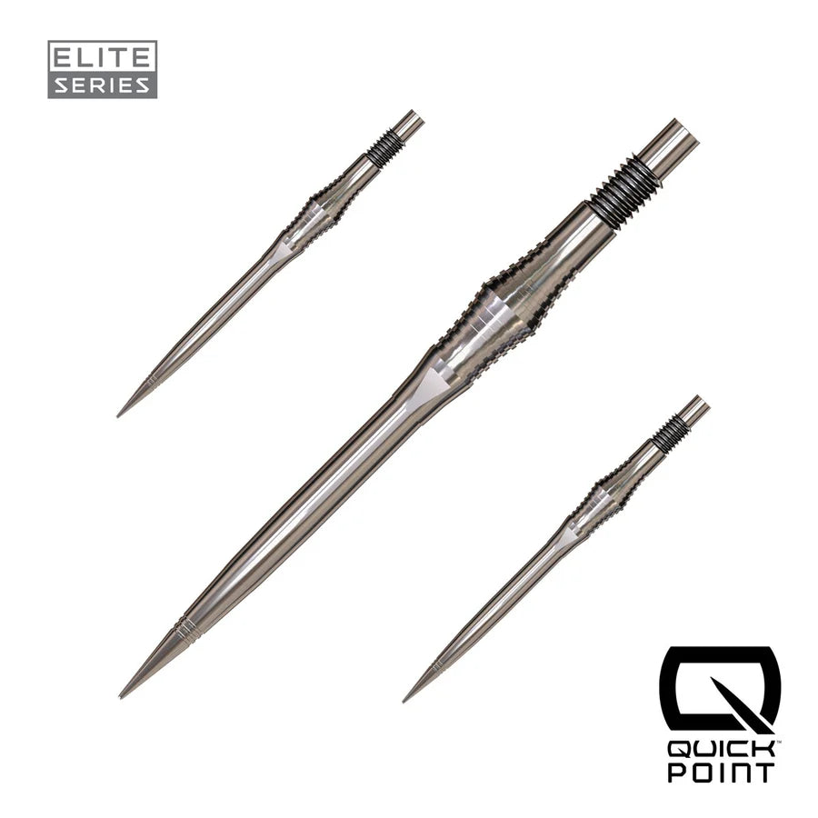 HARROWS - QUICK POINTS - SPIRE - SPARE/REPLACEMENT QUICK POINTS - BLACK/SILVER/GOLD - 30mm/35mm/40mm