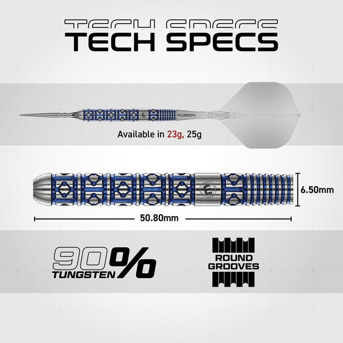 WINMAU - LUNARIS - PARALLEL - WINMAU SWITCH POINT DARTS - 90% - 23g/25g