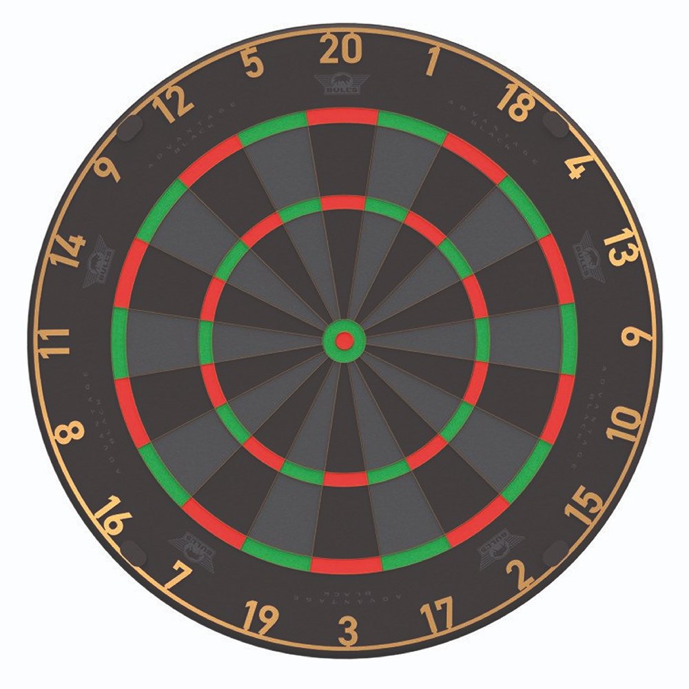 BULL'S NL - ADVANTAGE BLACK - PROFESSIONAL DARTBOARD