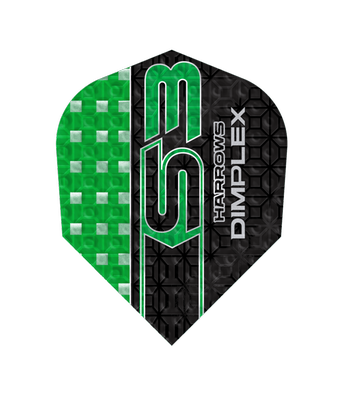 HARROWS - DIMPLEX - S3 - DARTS FLIGHTS - SMALL NO.6 - VARIOUS COLOURS