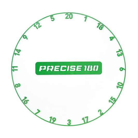 PRECISE 180 - NUMBER RING - ONEPIECE - EMERALD GREEN (POWDER COATED)