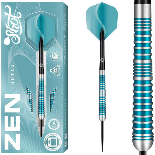 SHOT - ZEN - JUTSU - v2 - STEEL TIP DARTS -80% - 23g/24g/25g