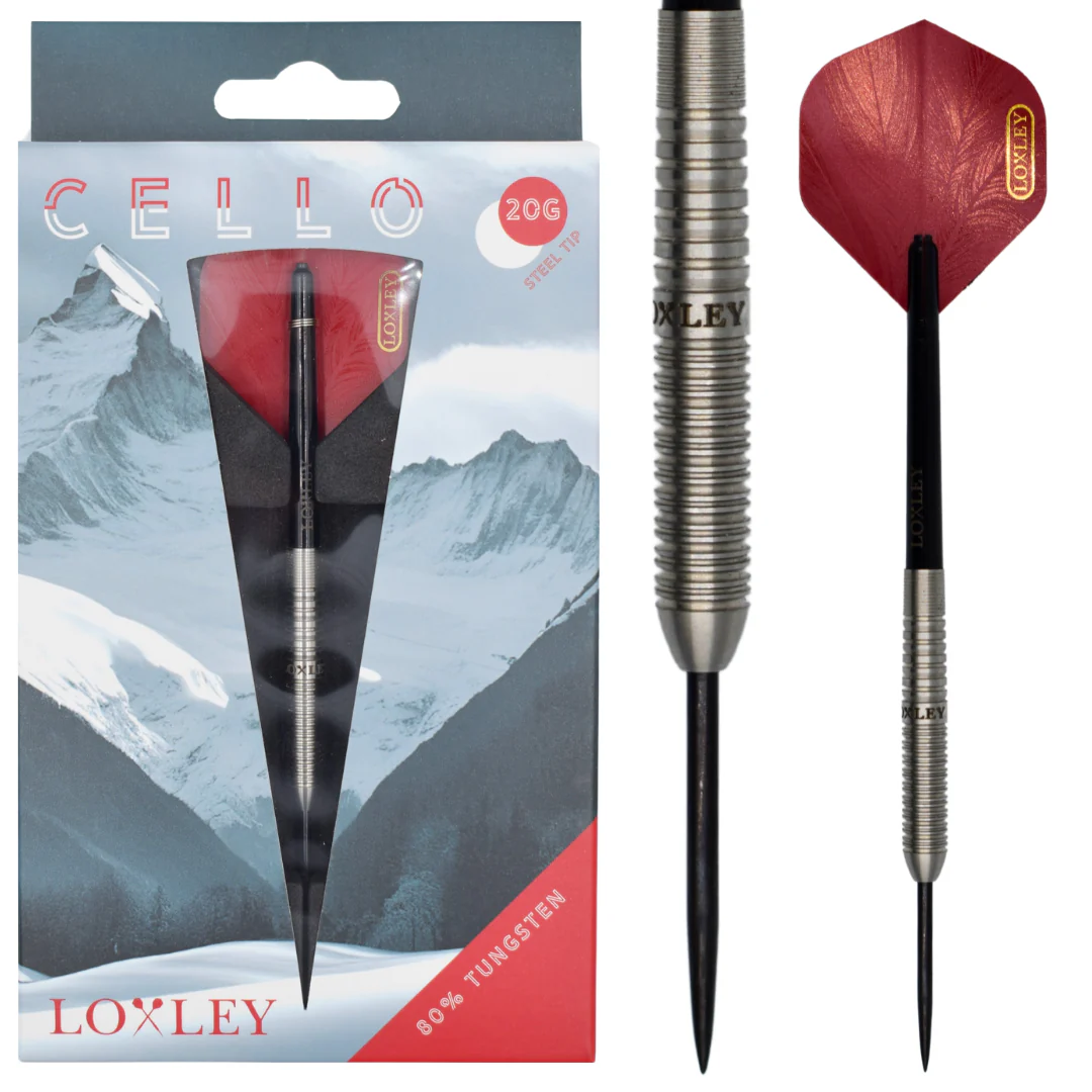 LOXLEY - CELLO - MARCEL WALPEN - STEEL TIP DARTS - 80% - 20g