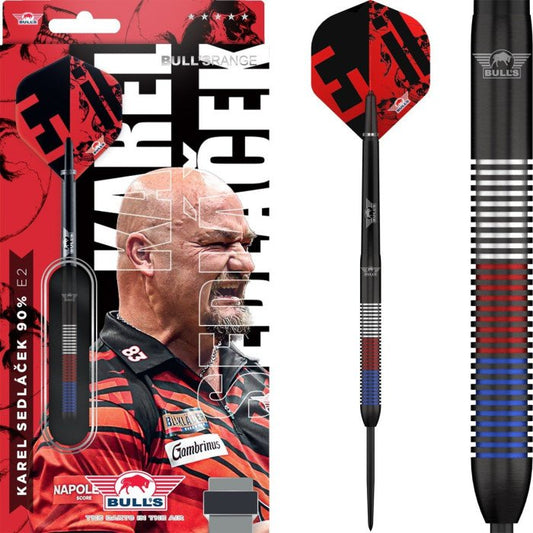 BULL'S (Bulls NL) - KAREL SEDLACEK - E2 - STEEL TIP DARTS - 90% - 21g/24g