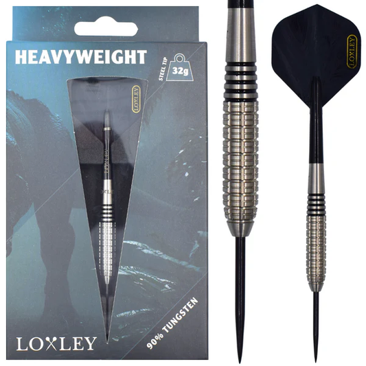 LOXLEY - HEAVYWEIGHT - RYAN SEARLE - STEEL TIP DARTS - 90% - 32g