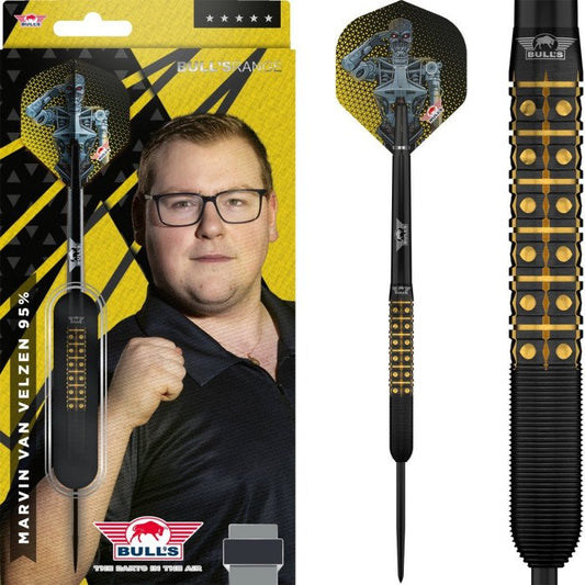 BULL'S (Bulls NL) - MARVIN VAN VELZEN - STEEL TIP DARTS - 95% - 22g/24g/26g