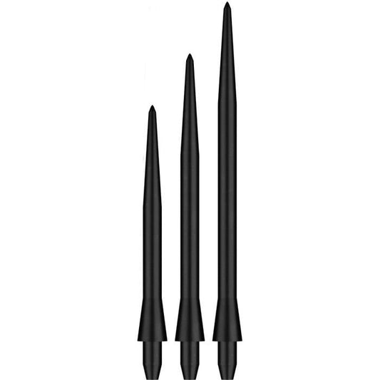 BULL'S (NL) -  CONIC - BLACK - REPLACEMENT STEEL TIP POINTS - 32mm/38mm/44mm