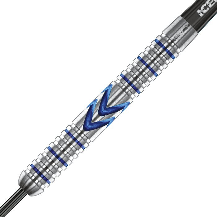 RED DRAGON - GERWYN PRICE  - MIDNIGHT - STEEL TIP DARTS - 90% - 23g/25g