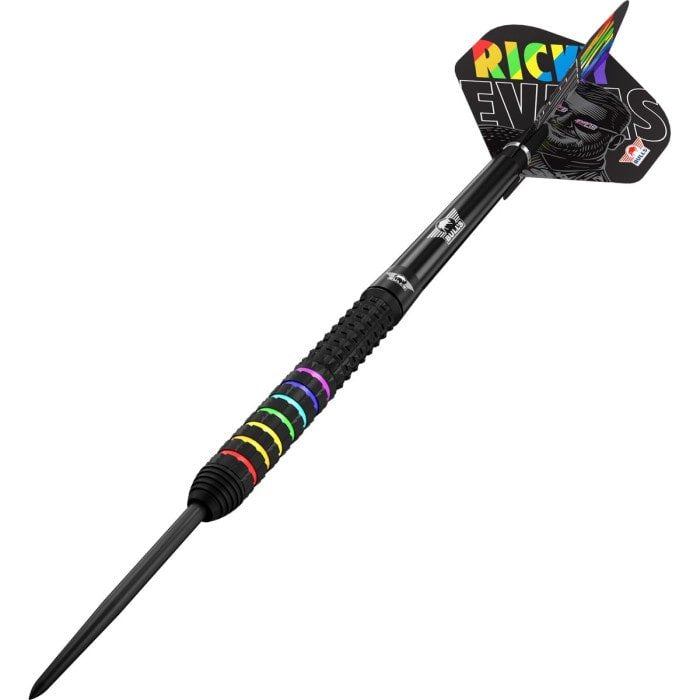 BULL'S (Bulls NL) - RICKY EVANS - STEEL TIP DARTS - 95% - 23g/25g
