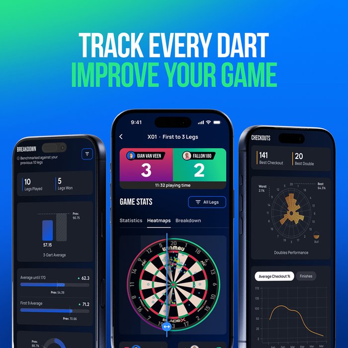 COMING SOON!!  WINMAU - AUTODARTS X - DARTS AUTO SCORING SYSTEM WITH ONLINE PLAY