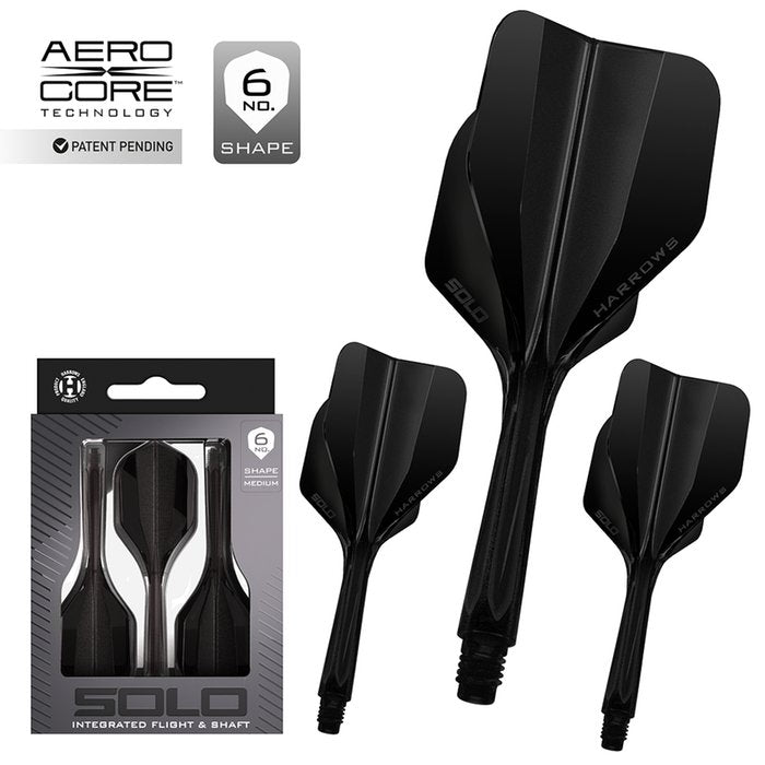 HARROWS - SOLO - BLACK - INTEGRATED FLIGHTS - No.6 (Small)