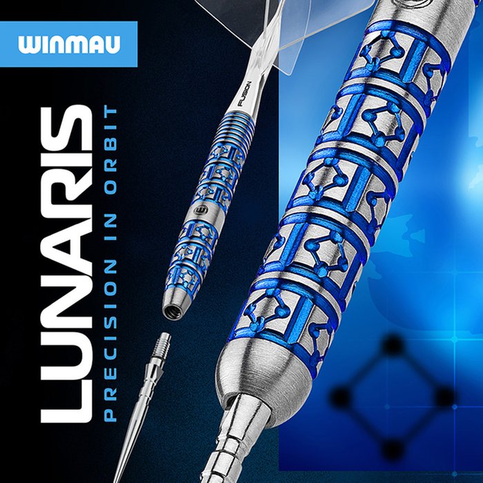 WINMAU - LUNARIS - TAPERED - WINMAU SWITCH POINT DARTS - 90% - 22g/24g