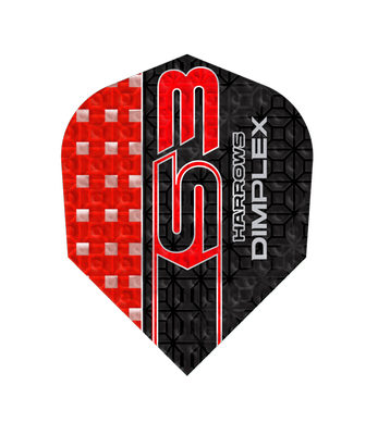 HARROWS - DIMPLEX - S3 - DARTS FLIGHTS - SMALL NO.6 - VARIOUS COLOURS