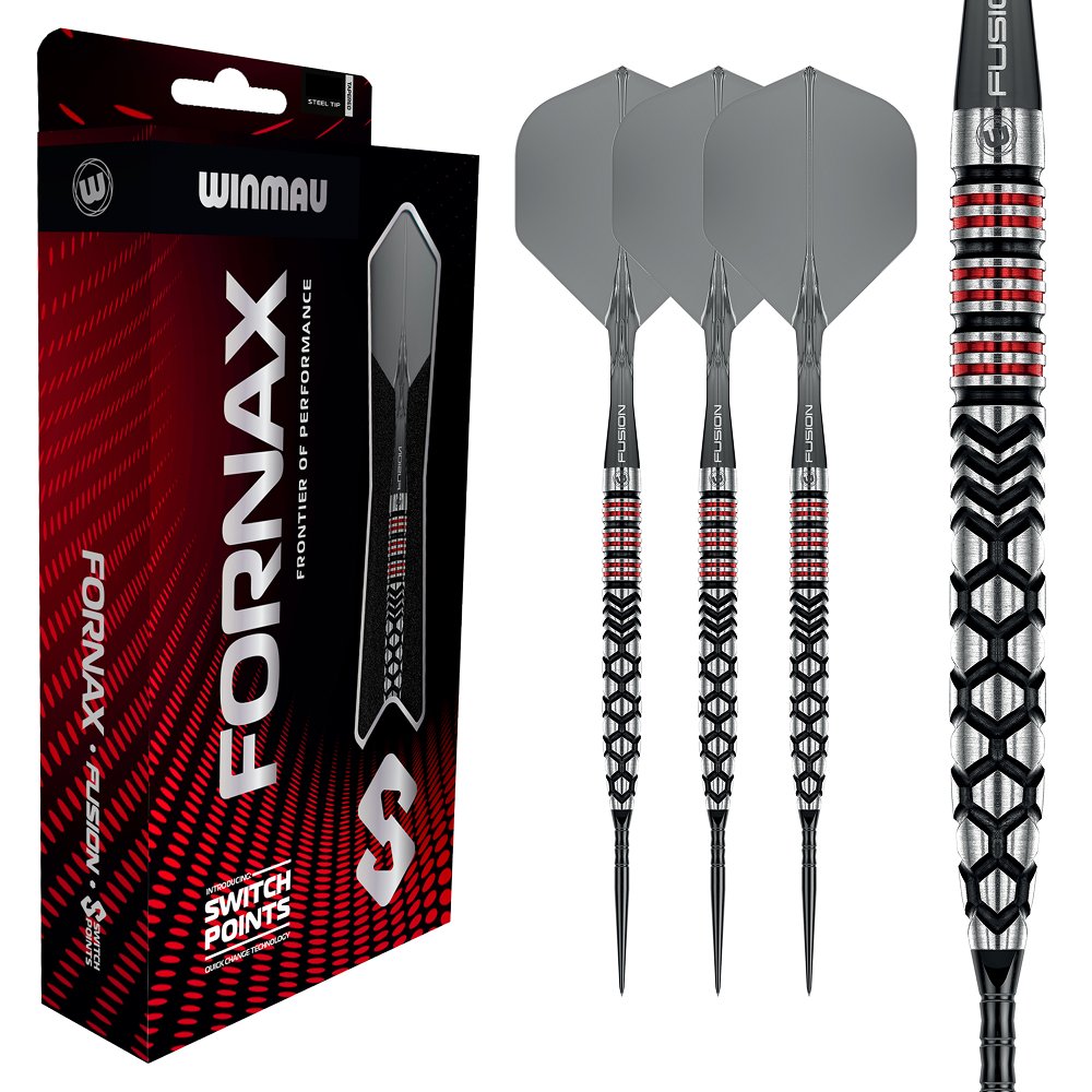 WINMAU - FORNAX - TAPERED - WINMAU SWITCH POINT DARTS - 90% - 21g/23g