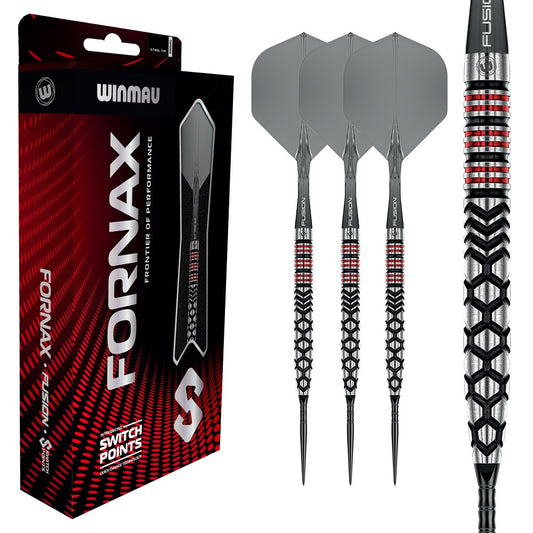 WINMAU - FORNAX - TAPERED - WINMAU SWITCH POINT DARTS - 90% - 21g/23g