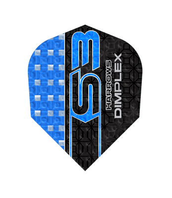 HARROWS - DIMPLEX - S3 - DARTS FLIGHTS - SMALL NO.6 - VARIOUS COLOURS