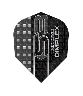 HARROWS - DIMPLEX - S3 - DARTS FLIGHTS - SMALL NO.6 - VARIOUS COLOURS