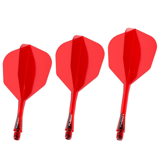 WINMAU - WINMAU FUSION - RED - SMALL (No.6) - INTEGRATED FLIGHTS - RED