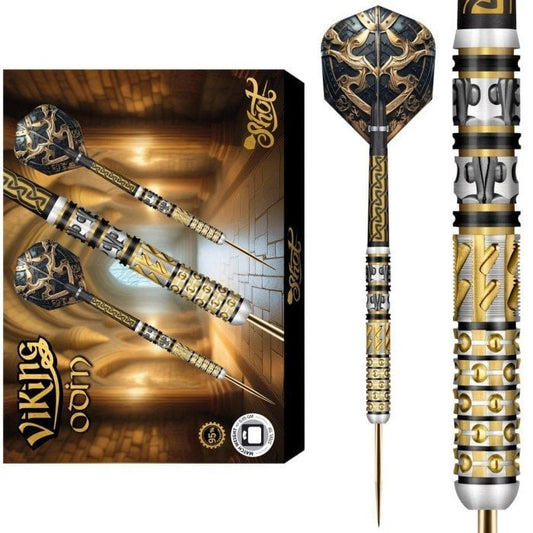 SHOT - VIKING - ODIN - STEEL TIP DARTS - 95% - 23g/24g/25g